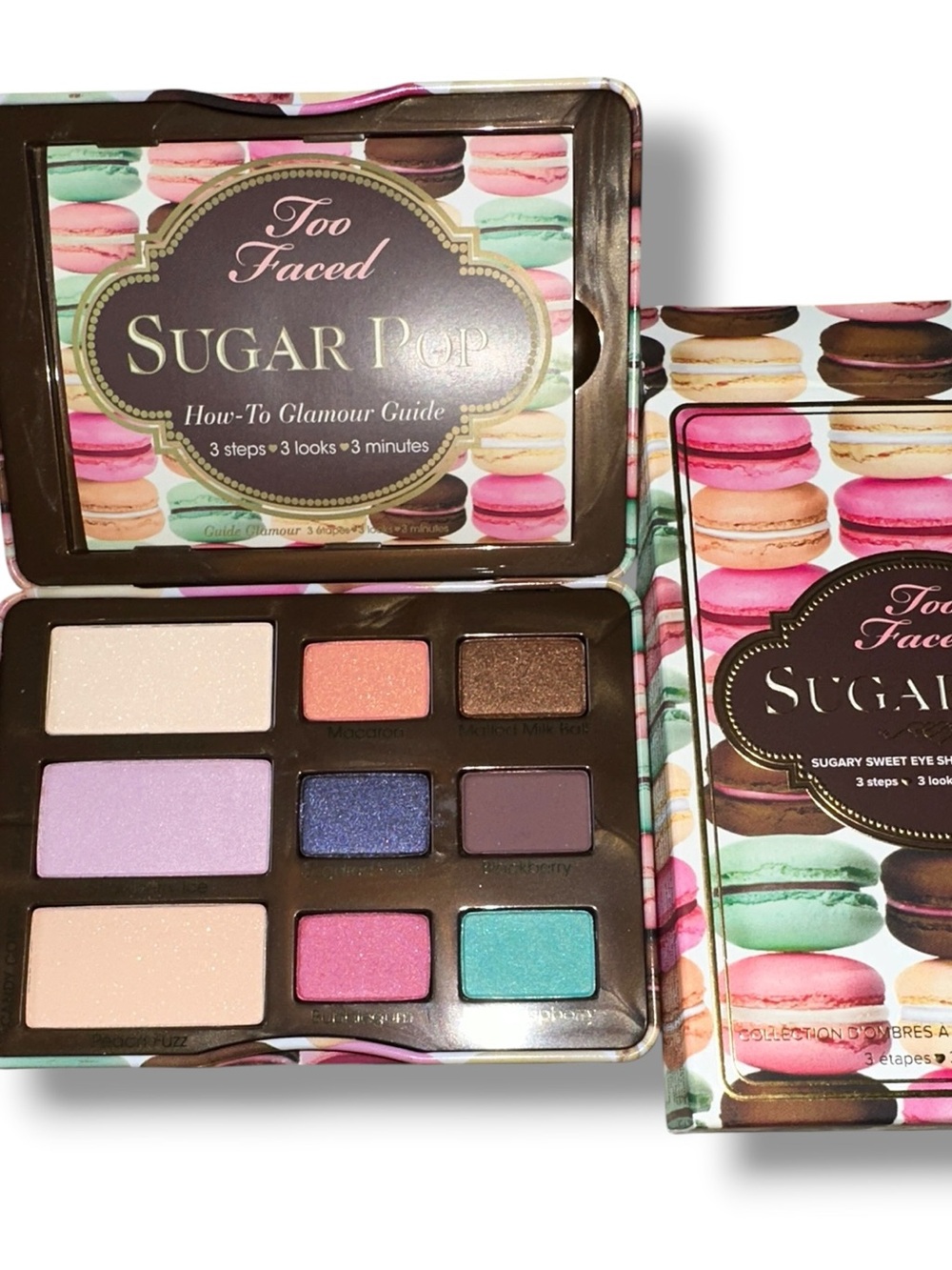 Too Faced Sugar Pop Eyeshadow Palette - Pastel & Bright Shades NIB COLORS!
